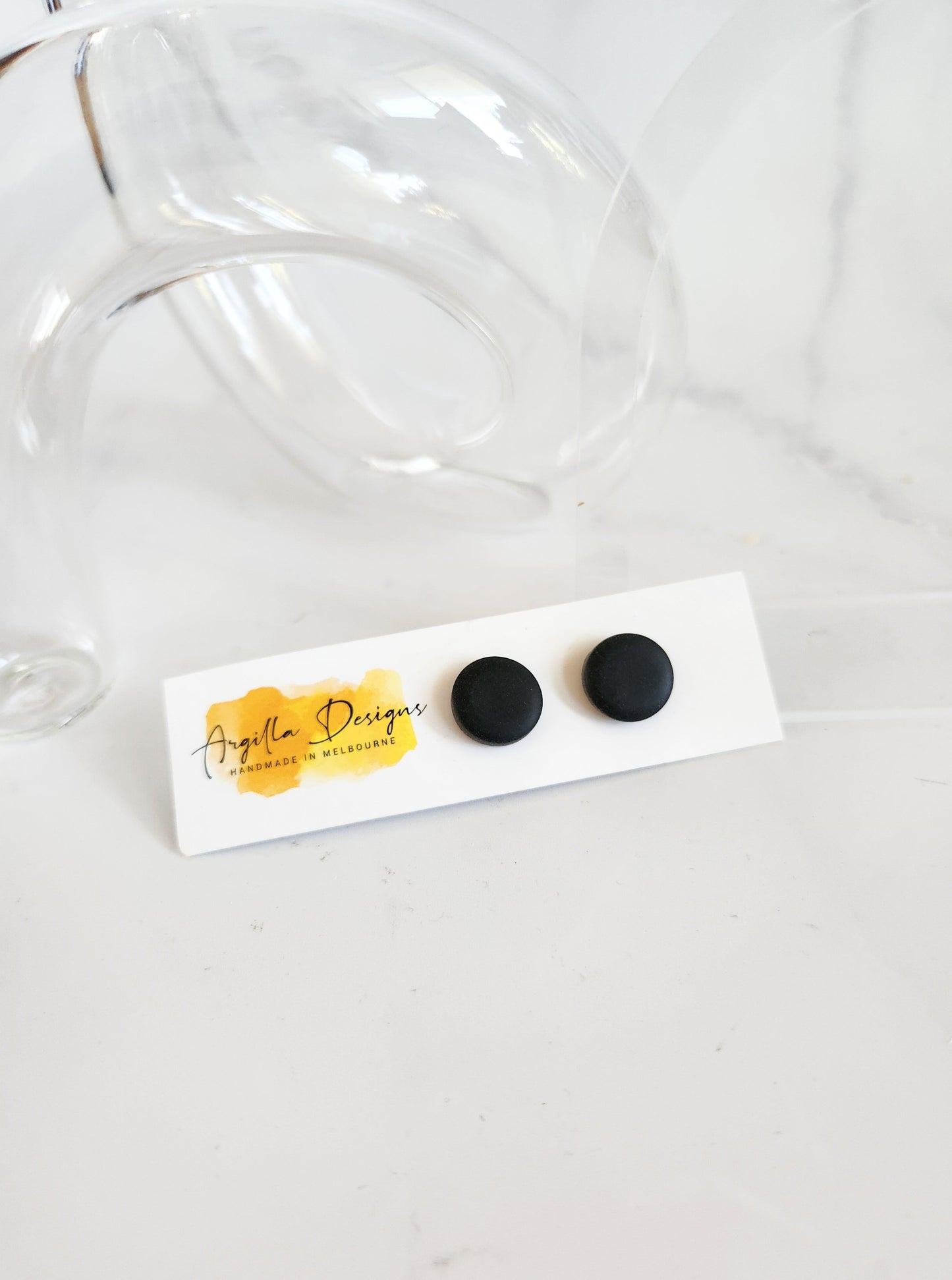 Large Studs - Black